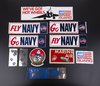 U.S. Air Force & Marines Vintage Bumper Stickers
