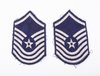 Vietnam War - U.S. Air Force Chief Master Sergeant Rank Patches