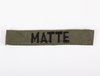 U.S. Army Subdued Name Tape Patch